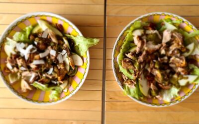 Kip met peer salade
