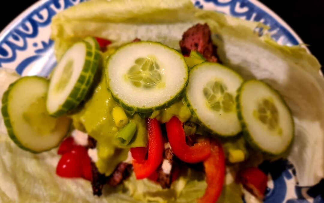 Fajitas van koffie-steak