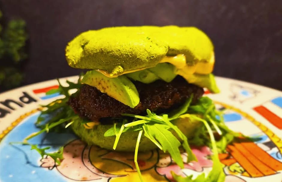 Spinaziebroodjes (Met burger)